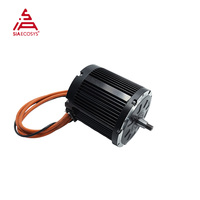 Nouveau moteur QS MOTOR D155A-70 PMSM à enclenchement rapide 72V 10KW haute puissance 25000W de puissance de crête avec encodeur pour moto électrique