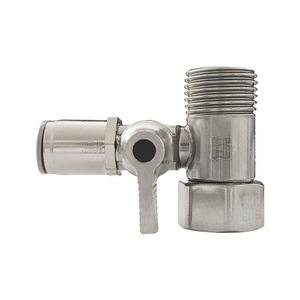 Vanne à boisseau sphérique en acier inoxydable, connecteur en T à 2 ou 3 voies, raccord rapide, accessoire pour purificateur d'eau - Product Image 4