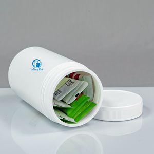 Botellas de plástico para <span class=keywords><strong>medicina</strong></span>, tapón de plástico HDPE de 600ml, de boca ancha, 83mm, embalaje para el cuello, a prueba de manipulaciones - Product Image 4