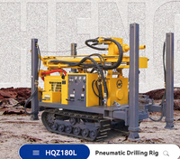 Vente directe usine – Nouvelle foreuse hydraulique diesel portable mini pneumatique pour puits d'eau, profondeurs de forage 100m, 160m, 180m, 220m