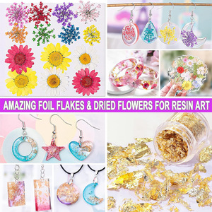 Fleurs séchées Résine époxy 1:1 AB Glue Glitter Powder Sequins Mica Powder Flake for Nail Art DIY Jewelry Making - Product Image 3