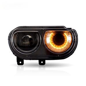 FLYFISHP Usine En Gros LED Phares Modifiés Lampe Avant 2008-2014 <span class=keywords><strong>SRT</strong></span> R/T Feux Séquentiels Pour Dodge Challenger - Product Image 3