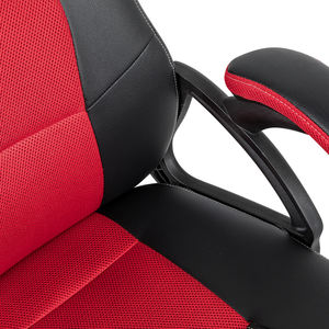 Chaise de jeu Silla <span class=keywords><strong>Gamer</strong></span> en promotion, confortable, en cuir PU, pivotante, inclinable, avec refroidissement et hauteur réglable - Product Image 6