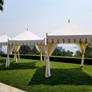 Carpa de Tela de Algodón de Doble Capa para Tres Estaciones con Tamaño de Carpa de 14x28 pies, Dormitorio de 14x14 pies, Baño de 7x14 pies y Área de Estar/Recibidor - Product Image 1