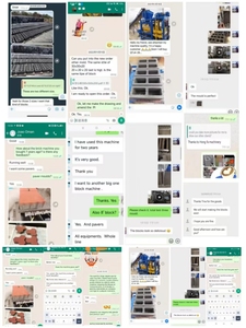 Mới 220V hiệu quả sử dụng nhà rỗng khối máy làm dây chuyền sản xuất gạch xi măng PLC hộp số bơm động cơ khuôn động cơ CÁT BAY - Product Image 5