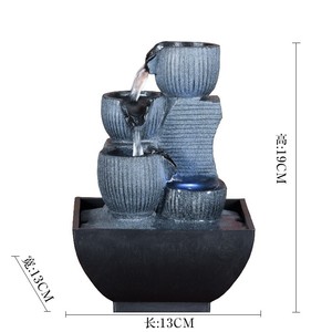 <span class=keywords><strong>Fontaine</strong></span> d'eau décorative de bureau pour salon intérieur, cascade de rocaille, ornement mural, ornements de <span class=keywords><strong>jardin</strong></span> - Product Image 3