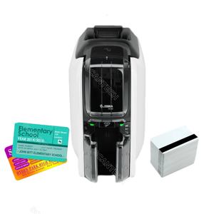 ZC100 300dpi Zebra PVC kart yazıcı oyun kartı yazıcı makinesi tek taraflı NFC plastik kart yazıcı - Product Image 1