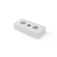 Chine fabricant rohs 7003 m12 m16 m20 Alu aluminium CNC fabrication plaque de base en aluminium ruban blanc pour profilé en aluminium
