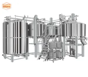 Peralatan fermentasi tangki fermentasi 2000L, fermenter baja tahan karat bir kualitas tinggi
