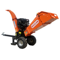 Industrial Gasoline Garden Wood Chipper