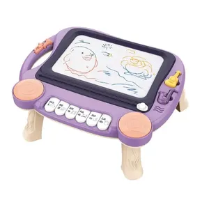 Alta Qualidade Kids Writing Board Learning Drawing Brinquedos Magnéticos Com Piano