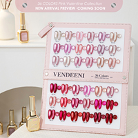 Collection de vernis gel effet œil de chat rose Vendeeni Valentine 36 couleurs, sans TPO ni HEMA, couleur rose personnalisée, vernis gel magnétique effet œil de chat