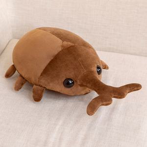 Peluche - Compagnon réconfortant - Jouet en peluche ultra doux - 50 cm Scarabée <span class=keywords><strong>rhinocéros</strong></span> et Scarabée de la roche réalistes - Product Image 3