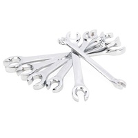 Outil à main 10-17mm tuyau d'huile évasé écrou clé ensemble clé de frein pour réparation de voiture
