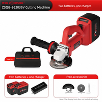 Meuleuse d'angle à batterie lithium 36V ZSQG-3620, machine de découpe, machine de polissage, contrôle de vitesse pour électricien