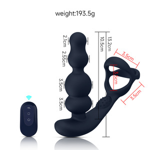 Hot-selling Products <b>Vibrating</b> <b>Remote</b>-<b>Controlled</b> Wearable Anal Plug Beads Couples Adult Novelty Products Wholesale Manufacturer - Product Image 5