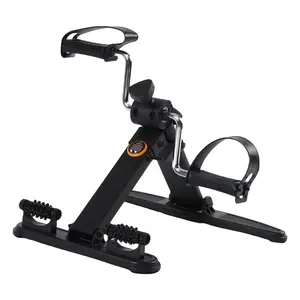 Bicicleta exercitadora para deficientes, material de aço para uso doméstico, pedal de braço e perna