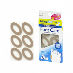 Tampone di protezione medio alluce valgo Set 6 pezzi per la cura del piede - Product Image 1