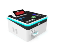Bornes d'arcade en acier inoxydable avec lecteur de tickets intelligent, lecteur de codes QR, multifonctionnel, alimentation 110/220V BADA
