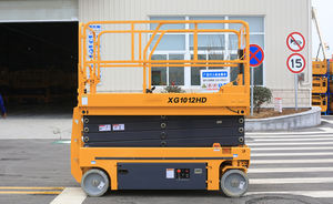 Hochwertige Scherenhebebühne XG1012HD Tragfähigkeit der Erweiterten Plattform 115kg Batteriebetriebene Hebebühne Tragfähigkeit 230Kg - Product Image 4
