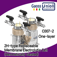 Célula electrolítica de membrana reemplazable Serie 2H, suministros de laboratorio, celda electroquímica, serie