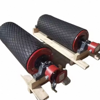 Rouleau électrique durable pour convoyeur à bande / Poulie de tambour de convoyeur à bande / Rouleau d'entraînement de convoyeur Dimensions personnalisables Garantie 1 an