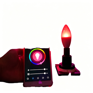 Bombilla LED Inteligente con Control Remoto TUYA BT A60, Certificación CE RoHS, E26/B22/E27, Control por Alexa y Google, Regulable, para Oficina - Product Image 1