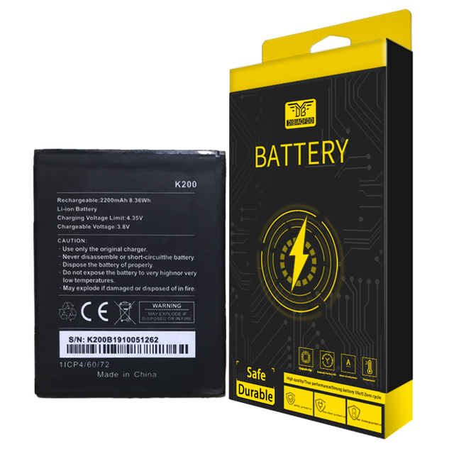 For WIKO Y50 Battery Phone 3.8V 2200mAh K200 AKKU Battery Replacement AKKU