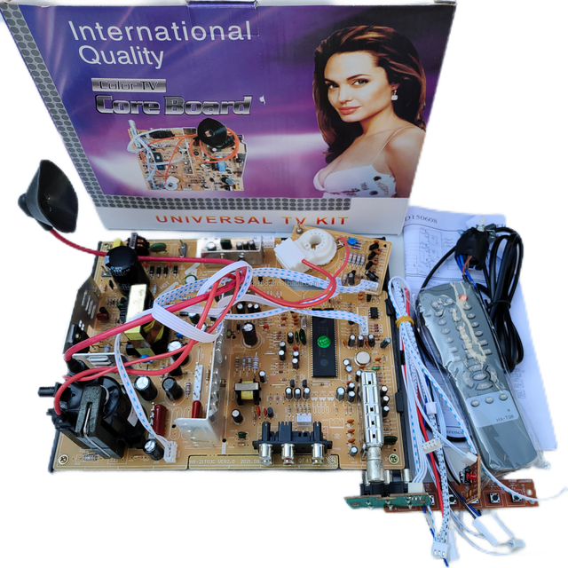 14-21 Inch Universal Color TV Motherboard 14"-21" Universal China Factory CRT TV Kits in Color
