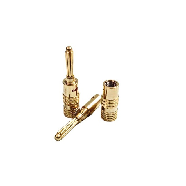 Snake King Copper Plated Banana Head Audio Speaker Cable, Amplifier Terminal, Audio Plug factory outlet