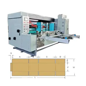 Slotter/Golfkartonnen Doos Rs4 Slotter Machine/Kartondruk Sleuf Stans-Snijmachine