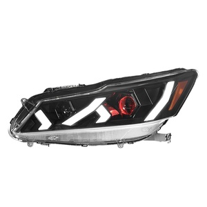 ชุดไฟหน้ารุ่นที่ 9 และ 10 ปี 16-17 แบบดัดแปลง ไฟ LED Daytime Running Light แบบไหล โปร่งใส 12V 50W สำหรับ - Product Image 1