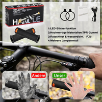 Feux d'avertissement haute intensité, clignotants sans fil, guidon en plastique durable résistant à l'eau, trottinette électrique M365