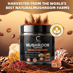 Greenpeople 226g Poudre de café aux champignons avec 7 sortes de champignons comestibles biologiques mélangés Café instantané - Product Image 6