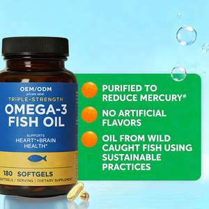 Supplément d'huile de poisson oméga-3 pour la santé du cœur sans acides gras de poisson - Product Image 3