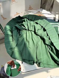 LVD204女性用ハイウエストクイックドライフィットネススポーツスカートランニング & テニス用大型サイズ - Product Image 2