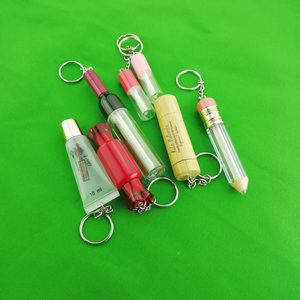 Tube Custom Logo 5ML Wholesale Lip Gloss Containers Tube Custom Label Logo With Boxes Empty Lip Gloss Tube Pencil With Key Chain