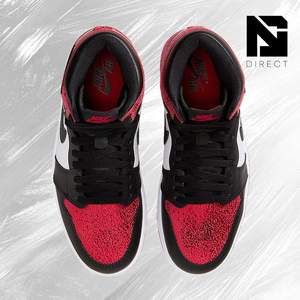 Zapatillas Deportivas Air Jordan 1 Retro High OG 'Ruby' para Mujer, con Cordones, Estilo Skateboard, Baloncesto y Caminata - Product Image 3