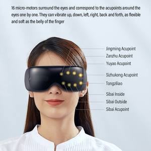 Digitales elektrisches tragbares Multifunktions-Falt-3D-Smart Beruhigendes Augen pflege <span class=keywords><strong>massage</strong></span> gerät mit Wärme und Vibration - Product Image 2