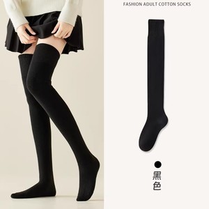 Wool Knee <b>Socks</b> Women Autumn Winter Warm Thick Anti Slip <b>Long</b> Tube <b>Sock</b> For Daily Wear - Product Image 4
