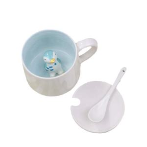 Tazza da Caffè in Ceramica 3D a Sorpresa Panda, Design Animale Cartone Animato Carino, Resistente alle Alte Temperature, Adatta al Microonde, Tazza da <span class=keywords><strong>Latte</strong></span> 8 OZ per Ufficio - Product Image 1