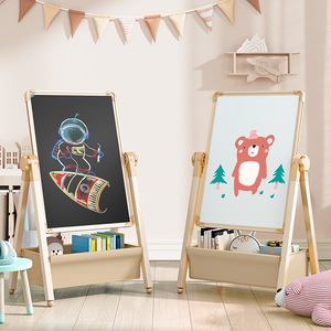 <span class=keywords><strong>Pizarra</strong></span> de Dibujo de PVC <span class=keywords><strong>para</strong></span> Niños, Magnética, de Doble Cara, con Soporte, <span class=keywords><strong>para</strong></span> Uso Doméstico, Borrable, <span class=keywords><strong>para</strong></span> Dibujar con Acuarelas - Product Image 2