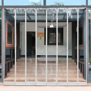 Cortina de puerta suave magnética de PVC transparente para aire acondicionado de verano antioxidante y a prueba de viento para supermercado - Product Image 4