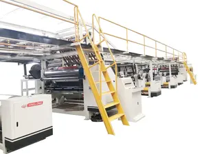 Linea di produzione di cartone ondulato a 3 5 7 strati macchina per la produzione di scatole di cartone ondulato completamente automatica