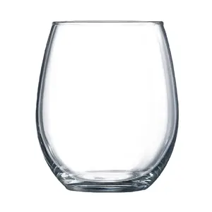 Bicchiere da caffè con succo d'acqua bicchiere da vino senza stelo da 470ml logo personalizzato bicchieri da vino senza stelo da 16 once colore personalizzato all'ingrosso