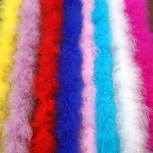 Décoration d'arbre de Noël 2M Rainbow Dancer Show Outfit Costume Carnaval Fluffy Feather Boa