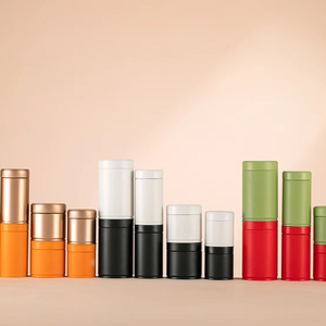 RTS 60*70mm Tin <strong>Can</strong> 50g Matcha <strong>Coffee</strong> and Tea Power Packaging Airtight Matte Screw Lids 3.5 OZ Tin Metal Round <strong>Cans</strong> - Product Image 6