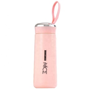 Vente en gros d'usine - Contenant à eau en verre bleu de luxe de 400 ml pour l'école, idéal pour un cadeau - Product Image 4