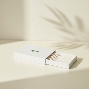 Caja de Regalo de Cigarrillos King XL de Papel Blanco, Paquete de <span class=keywords><strong>5</strong></span> Unidades a Prueba de Niños, Caja de Cigarrillos con Cajón Deslizable Personalizado - Product Image 3