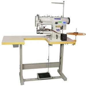 Machine à coudre industrielle pour la couture de bandes et de rubans, avec fonction de découpe, pour plieuse de 20, 22, 25 mm, à chauffage automatique - Product Image 5